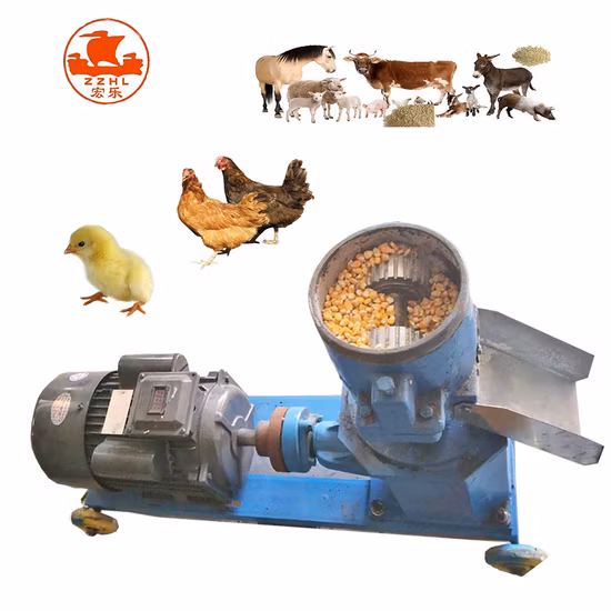 Agricultral Animal Feed Processing Flat Die Pelletizer Machines Animal Feed Pellet in The Philippines