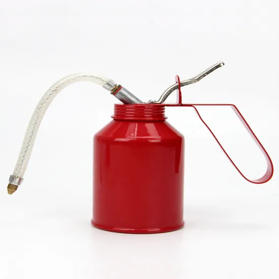 Burette a Huile Metallique 250 Ml Bec Rigide / Manuel Graisseur Avec Paille Rigide 250 Gr Hand Oil Lubricator