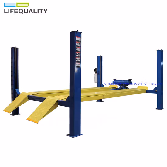 China Car Auto Wheel Alignment 4 Four Post Car Lift