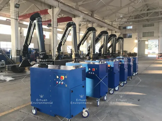 Industrial Robot Welding Fume Filtration Mobile Portable Welding Dust Collector